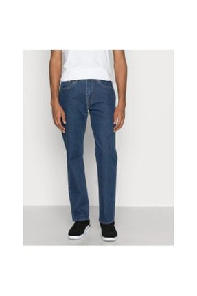 شلوار جین آبی مردانه پاچه راحت کد 266061670