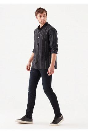 شلوار جین آبی مردانه پاچه تنگ Mavi - کد 51419065