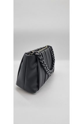کیف دوشی مشکی زنانه چرم مصنوعی DSN - کد 267379024