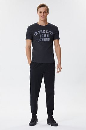 تیشرت طوسی مردانه رگولار Lee Cooper - کد 265938223