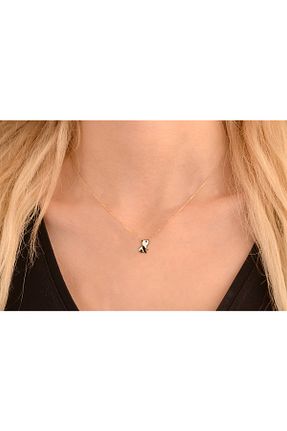 گردنبند طلا زرد زنانه 14 عیار Onseva Kuyumculuk - کد 184443443