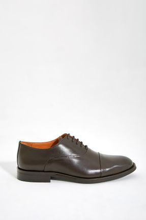 کفش کلاسیک قهوه ای مردانه چرم طبیعی پاشنه کوتاه ( 4 - 1 cm ) پاشنه نازک کد 265841553