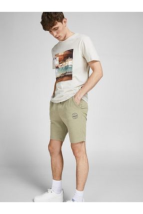 شلوارک و برمودا بژ مردانه رگولار Jack & Jones - کد 266184189