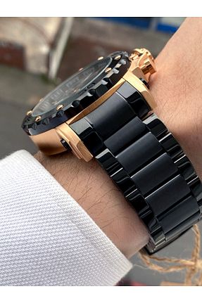 ساعت مچی مشکی مردانه 41-45 میلی متر T5 - کد 265867974