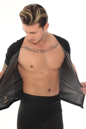 ست کرمکن اسپرت مشکی زنانه پلی استر SAUNA SUIT - کد 266442600