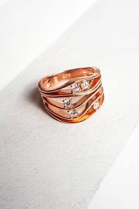 انگشتر نقره صورتی زنانه زیرکن MorMajor Silver - کد 264043699