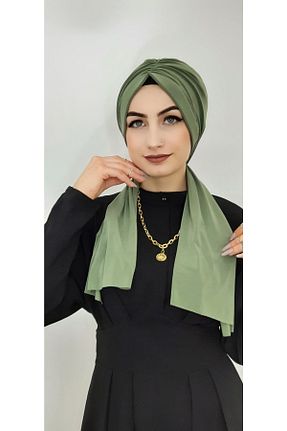 شال سبز زنانه پلی استر R&S modibone - کد 261817727