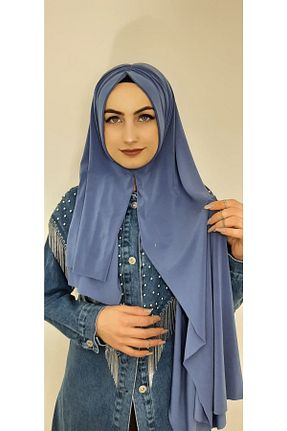 شال سرمه ای زنانه پنبه ای R&S modibone - کد 266786067