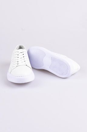 کفش کژوال سفید مردانه چرم طبیعی کد 266796991