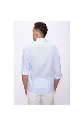 پیراهن آبی مردانه اسلیم فیت U.S. Polo Assn. - کد 267134268