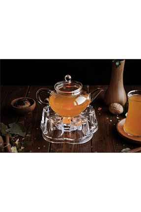 شمعدان و شمع گیر سفید شیشه Genel Markalar - کد 475024