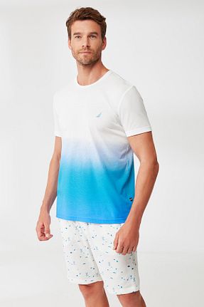ست لباس راحتی سفید مردانه بافت دار Nautica - کد 252028128
