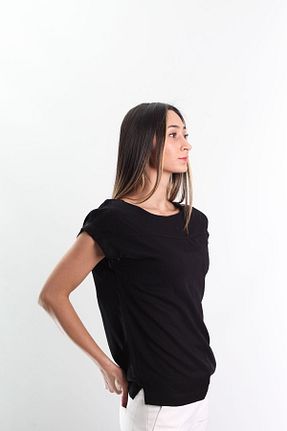 بلوز مشکی زنانه ساده Blues Outlet - کد 267763410