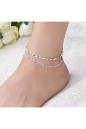 خلخال جواهر زنانه روکش نقره TakıConcept - کد 267940834