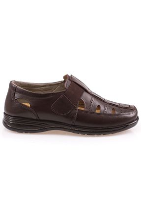 صندل قهوه ای مردانه پاشنه تخت maximoda - کد 96156606