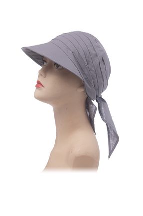 کلاه طوسی زنانه پلی استر Hat Factory - کد 267775520
