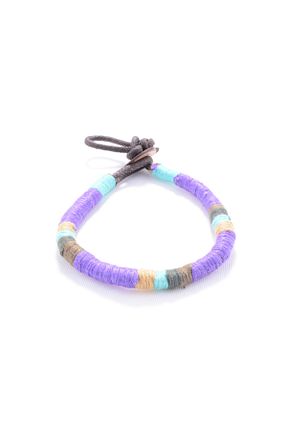 دستبند جواهر بنفش زنانه Tedz Collection - کد 75724419