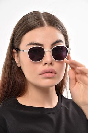 عینک آفتابی زرشکی زنانه UV400 PETİTO - کد 269326735