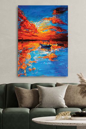 تابلو رنگی کنواس Sanat Tablo - کد 269486213
