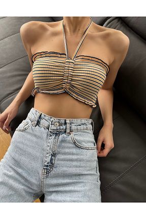بلوز زرد زنانه کراپ Jose Clothing - کد 270124523