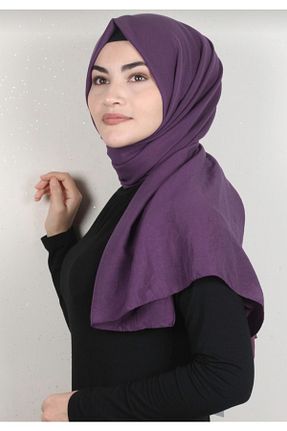 شال بنفش زنانه پنبه ای HAR-UM Ticaret - کد 270265733