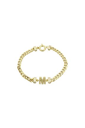 دستبند طلا زرد زنانه 14 عیار Tekin Gold - کد 270281209