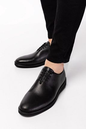 کفش کلاسیک مشکی مردانه چرم خالص maximoda - کد 270331172