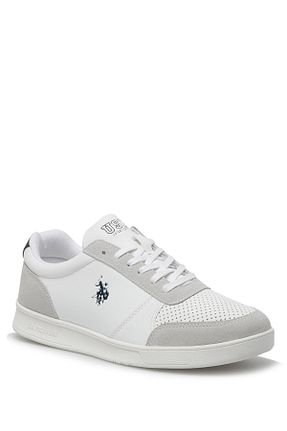 کفش اسنیکر سفید مردانه بند دار U.S. Polo Assn. - کد 270423837