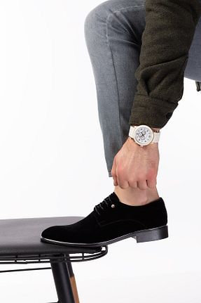 کفش کلاسیک مشکی مردانه جیر maximoda - کد 270347041
