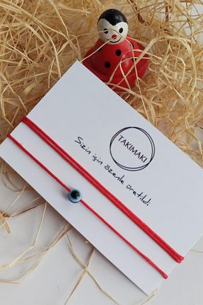 دستبند جواهر قرمز زنانه TAKIMAKI - کد 270352268