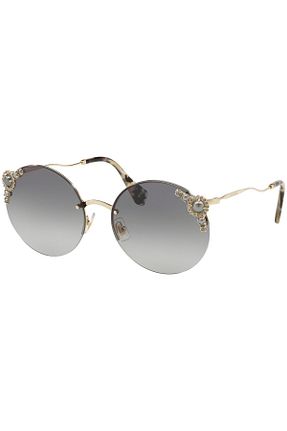عینک آفتابی سفید زنانه UV400 Miu Miu - کد 3449551