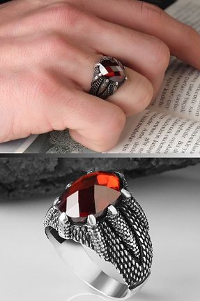 انگشتر نقره مردانه زیرکن KsrModa - کد 270969357
