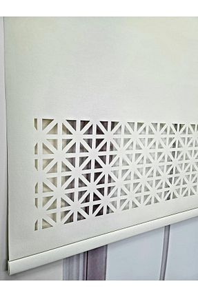 پرده کشوئی بژ کلاسیک Stor BBB - کد 271604181