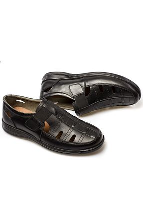 صندل مشکی مردانه پاشنه تخت maximoda - کد 36885100