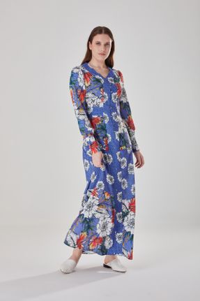 لباس زنانه بافتنی پنبه - پلی استر رگولار آستین-بلند کد 271520243