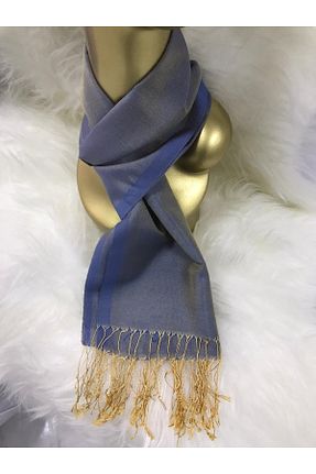 شال قهوه ای زنانه ابریشم İPEKSCARF - کد 271120909