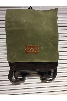 کوله پشتی خاکی زنانه سایز متوسط Old Cotton - کد 55256202