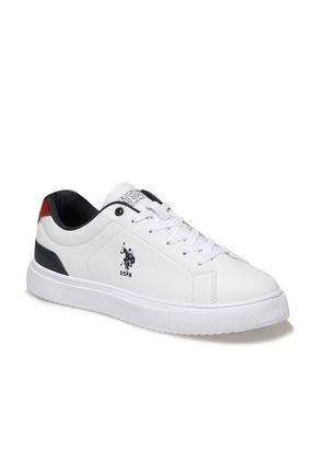 کفش اسنیکر سفید مردانه بند دار U.S. Polo Assn. - کد 70807997
