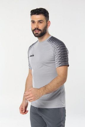 تیشرت اسپرت طوسی مردانه رگولار Diadora - کد 57670121