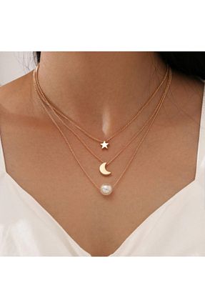 گردنبند مروارید صورتی مروارید آب شیرین BERCHINE - کد 71644742