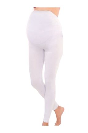 ساق شلواری سفید زنانه پنبه (نخی) جین فاق بلند کد 35277328