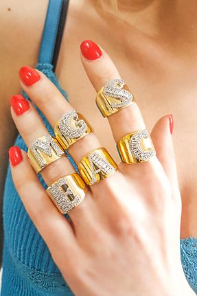 انگشتر نقره طلائی زنانه زیرکن MorMajor Silver - کد 270743771