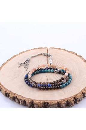 تسبیح نارنجی سنگ طبیعی OSMANLI DOĞAL TAŞ - کد 88944097