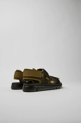 صندل طوسی مردانه پاشنه تخت CAMPER - کد 271654790