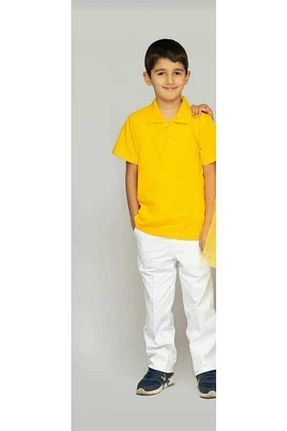 ست بالاتنه و پائین تنه زرد بچه گانه بافتنی nacar çarşı - کد 271774406