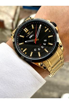 ساعت مچی طلائی مردانه 41-45 میلی متر FERRO - کد 273437184
