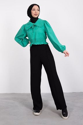 بلوز حجاب سبز زنانه ویسکون VERA LİFE - کد 273843777