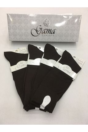 جوراب قهوه ای مردانه %100 پنبه Gama Çorap - کد 273333929