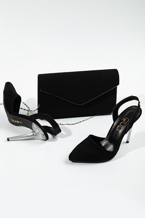 کفش پاشنه بلند کلاسیک مشکی زنانه جیر SOFT FASHION - کد 273413130