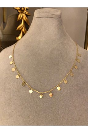 گردنبند نقره زرد زنانه 925 عیار emy by emel luxury silver jewelry - کد 273578747